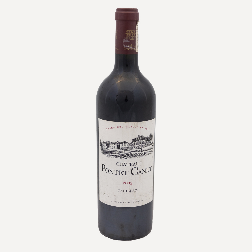 2005 Chateau Pontet Canet 5eme CC Wine Bottle