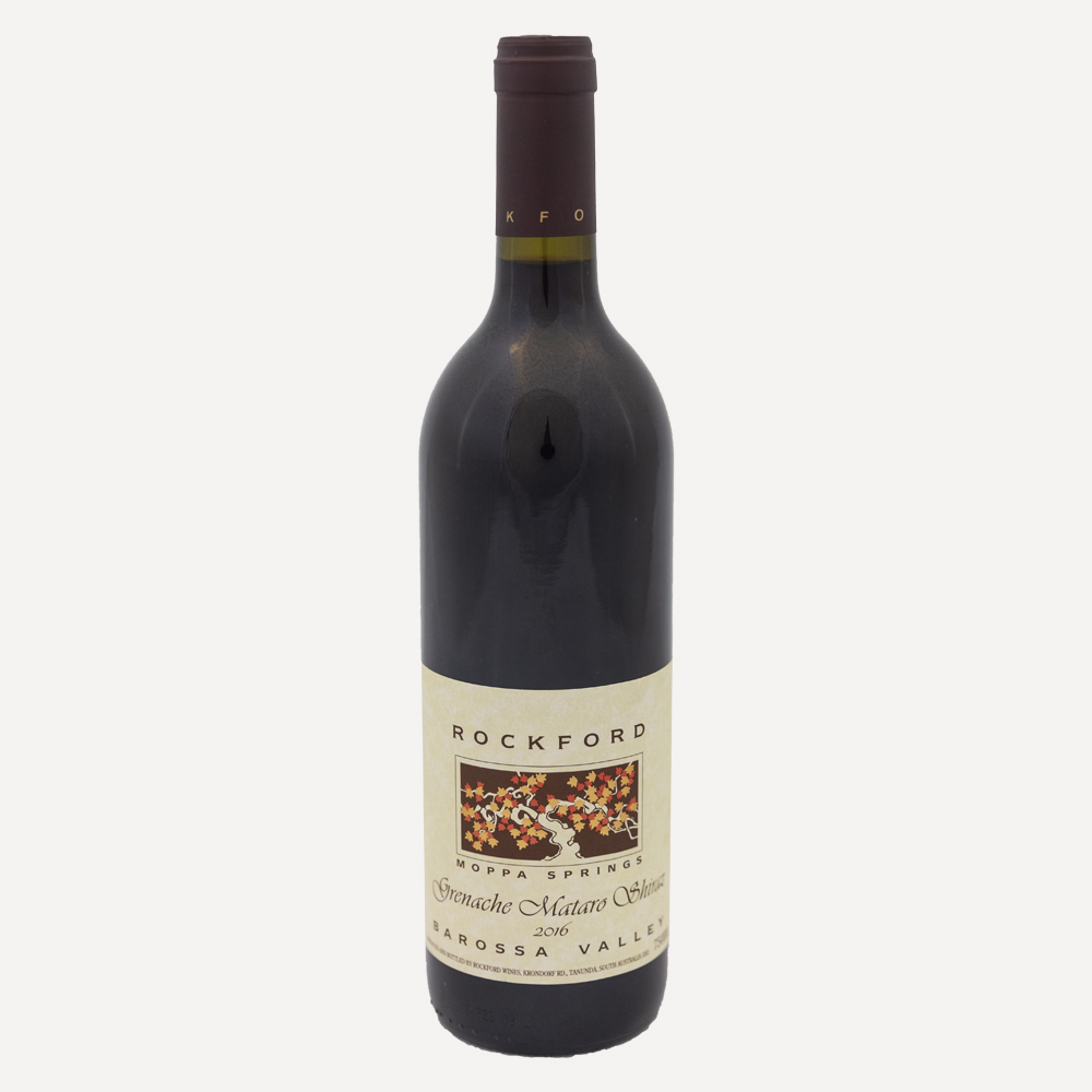 Rockford Moppa Springs Grenache Mataro Shiraz Wine Bottle