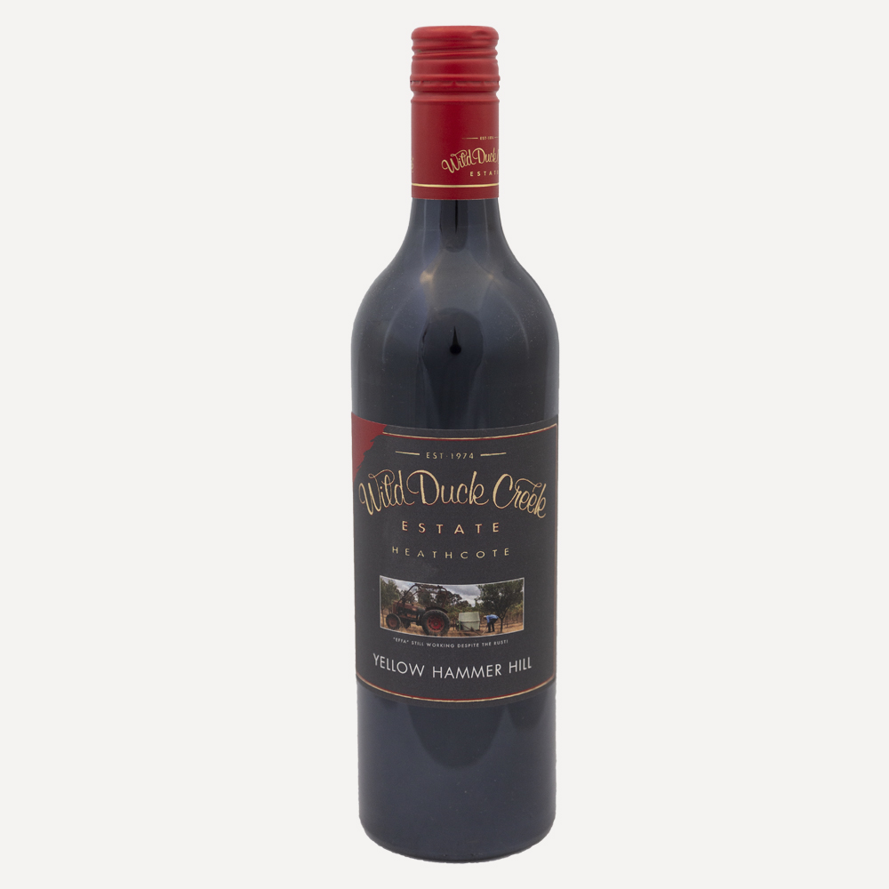 Wild Duck Creek Yellow Hammer Hill Shiraz Malbec Wine Bottle